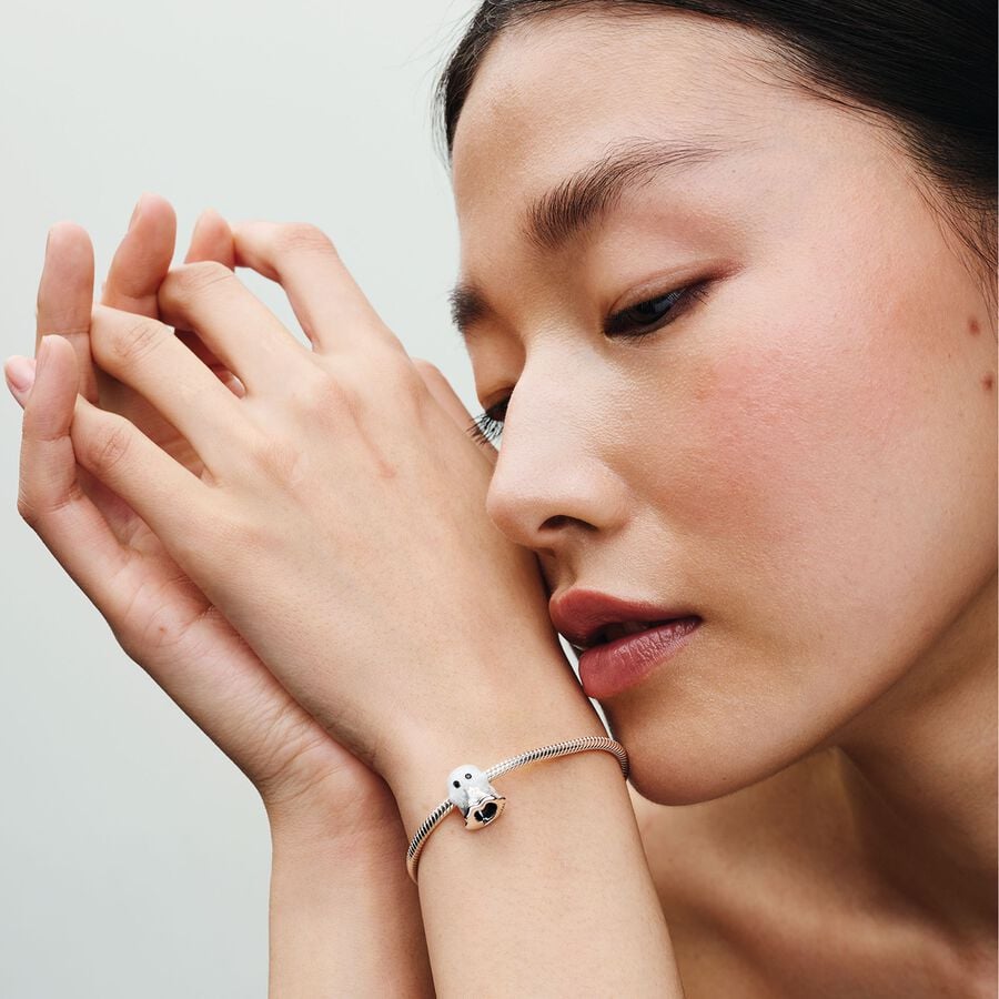 Pandora Charm Fantasma Boo che si illumina al buio