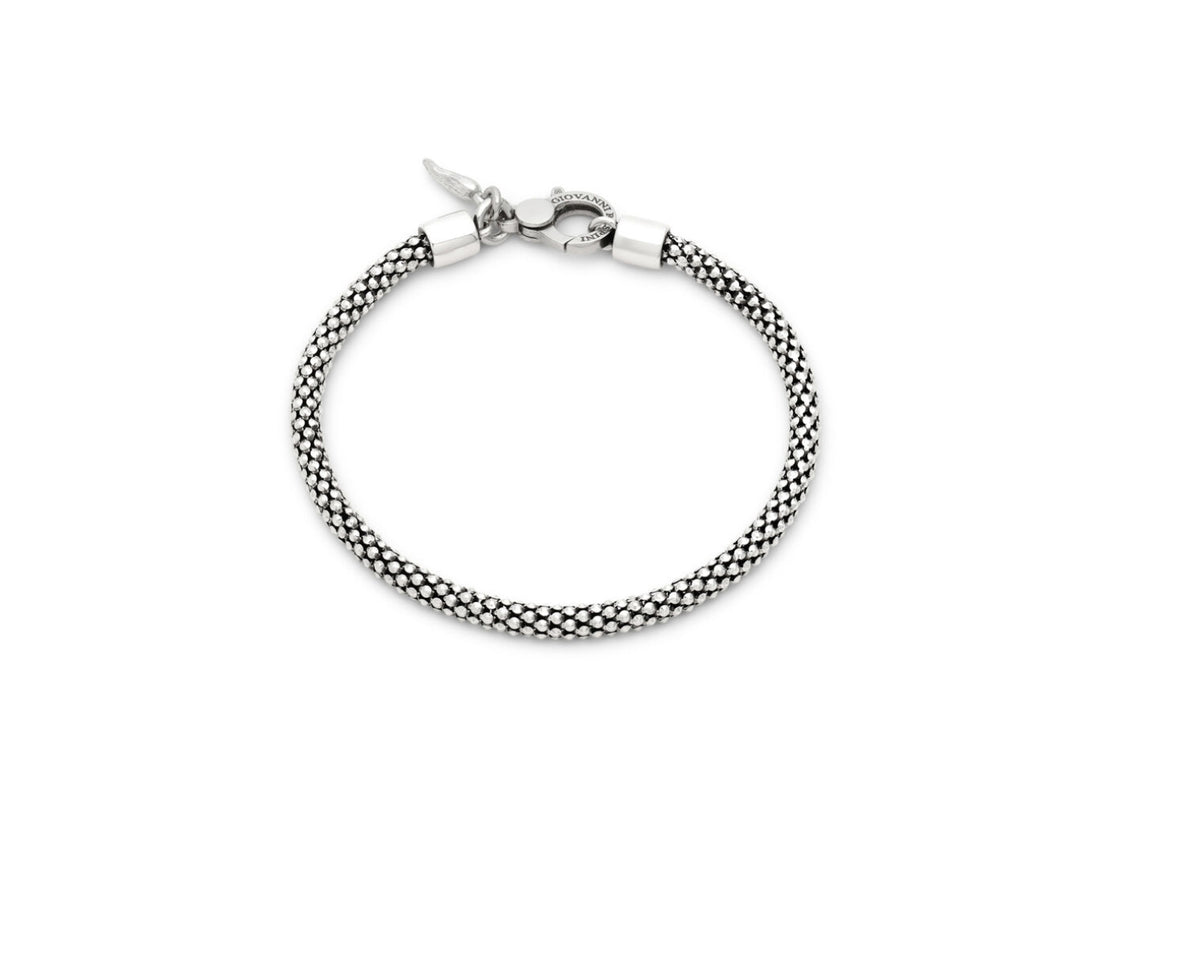 Raspini bracciale maglia popcorn