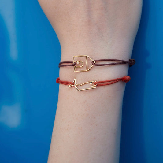 Aliita - Bracciale Casita Brillante Corda