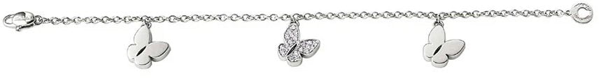 Salvini Bracciale farfalle in oro bianco 18kt e diamanti