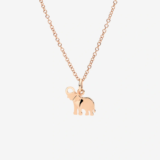 DoDo - Ciondolo elefante oro rosa