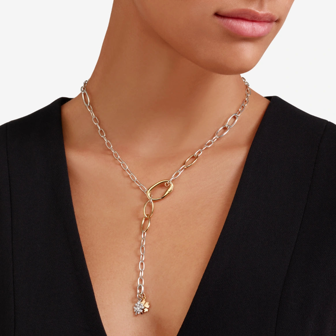 DoDo - Collana essentials argento & argento dorato
