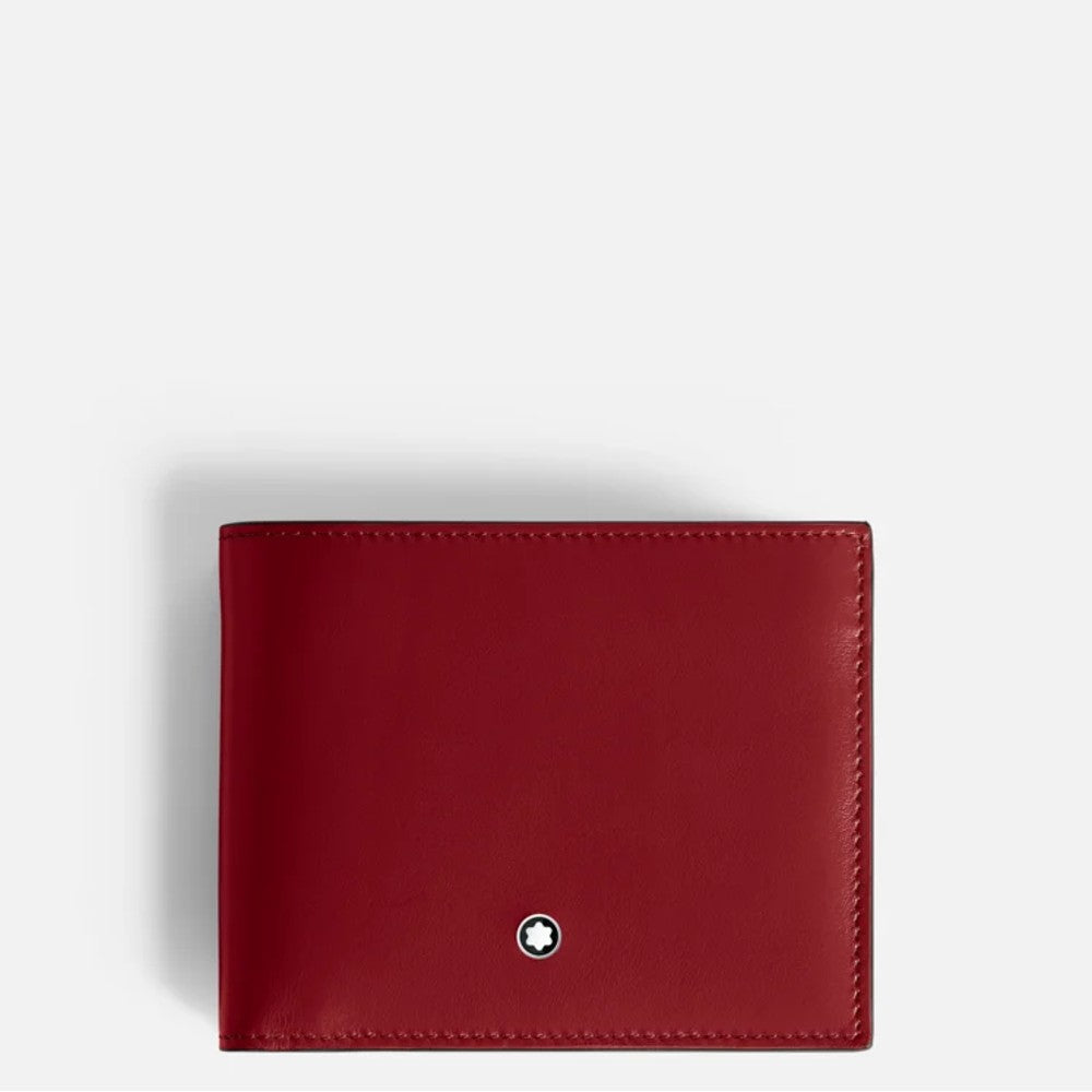 Montblanc - Portafoglio Meisterstück 6 scomparti Ruggine Scuro