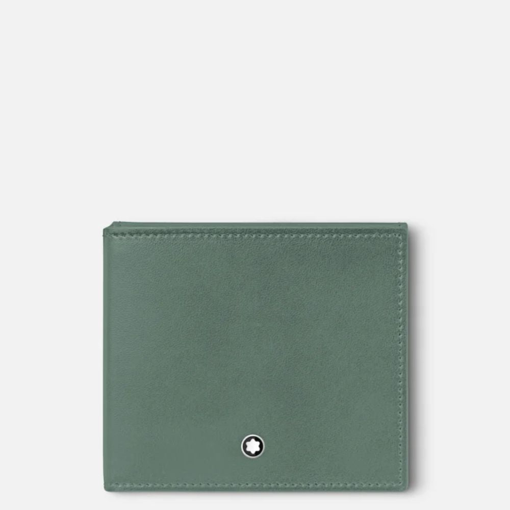Montblanc - Portafoglio sottile trio Soft 4 scomparti Peltro