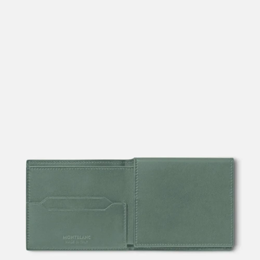 Montblanc - Portafoglio sottile trio Soft 4 scomparti Peltro