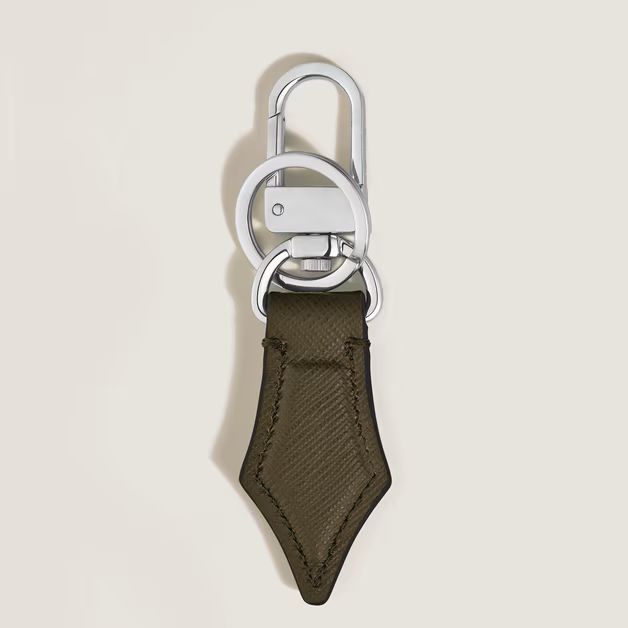 Montblanc - Portachiavi a Forma di Pennino in Pelle Sartorial