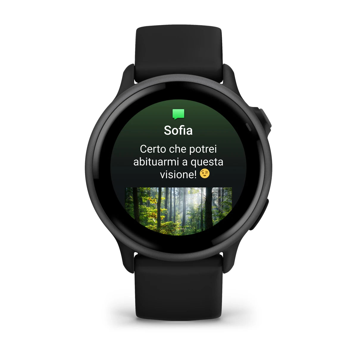 Garmin - Orologio Vívoactive 6 Slate con cinturino Black