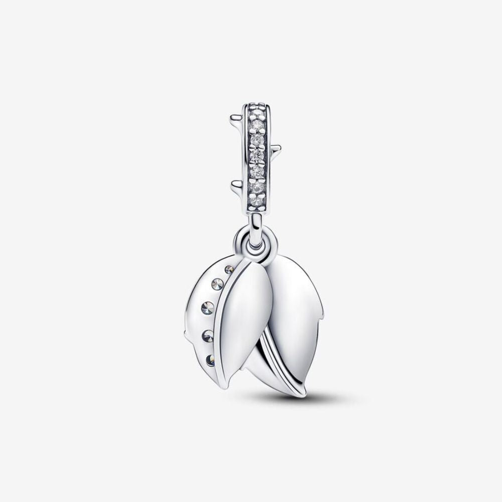 Pandora Charm Pendente Rosa Bianca