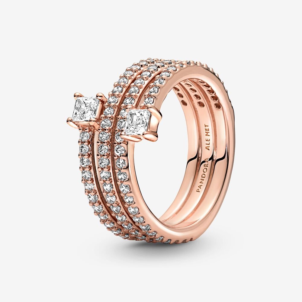 Pandora Anello Spirale Luminosa