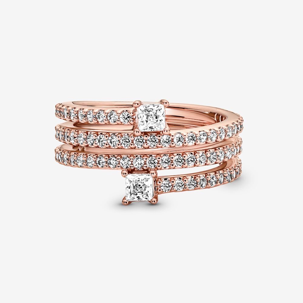 Pandora Anello Spirale Luminosa