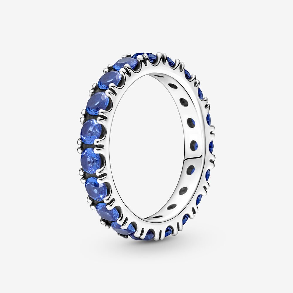 Pandora Anello Fascia Scintillante Blu