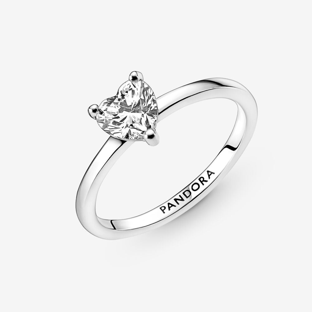 Pandora Anello Solitario con Pietra Cuore