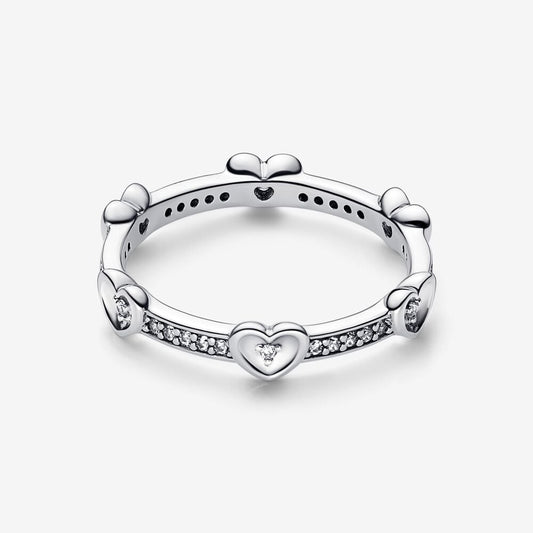 Pandora Anello Cuori Splendenti