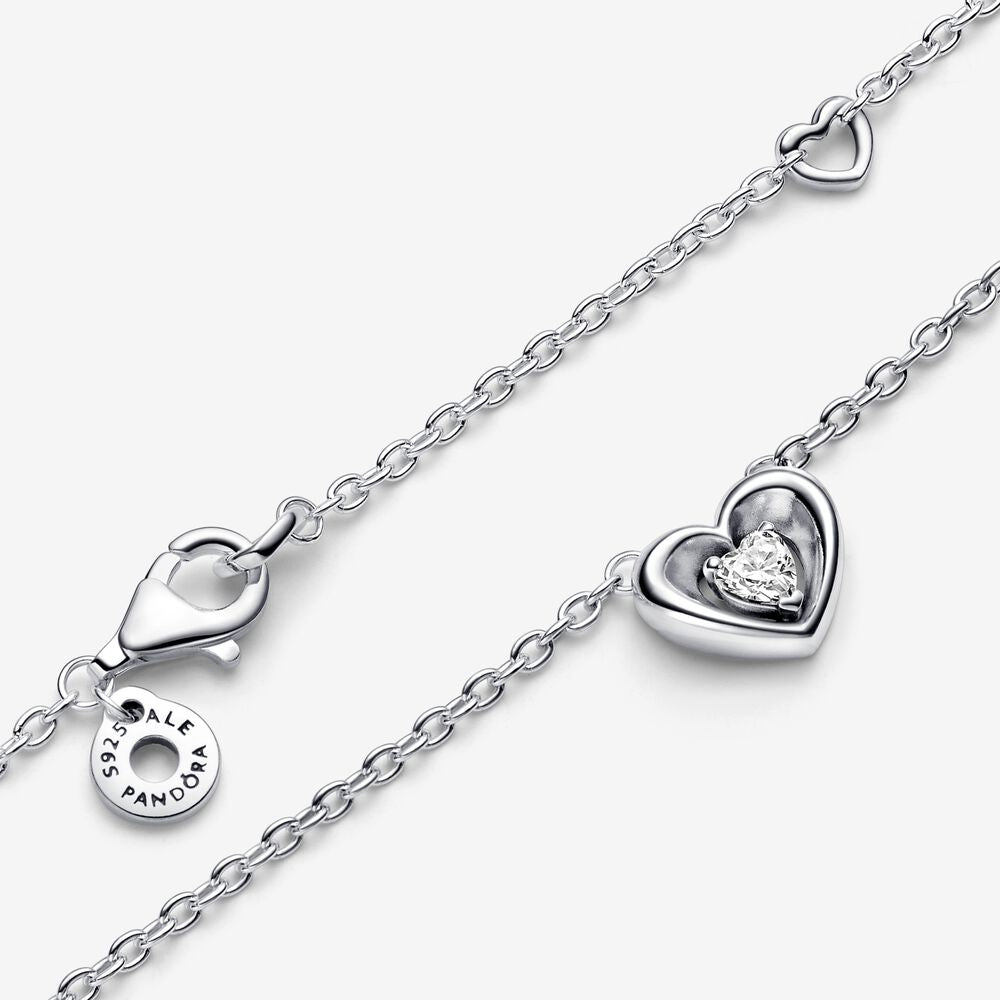 Pandora Collana Cuore Splendente con Pietra
