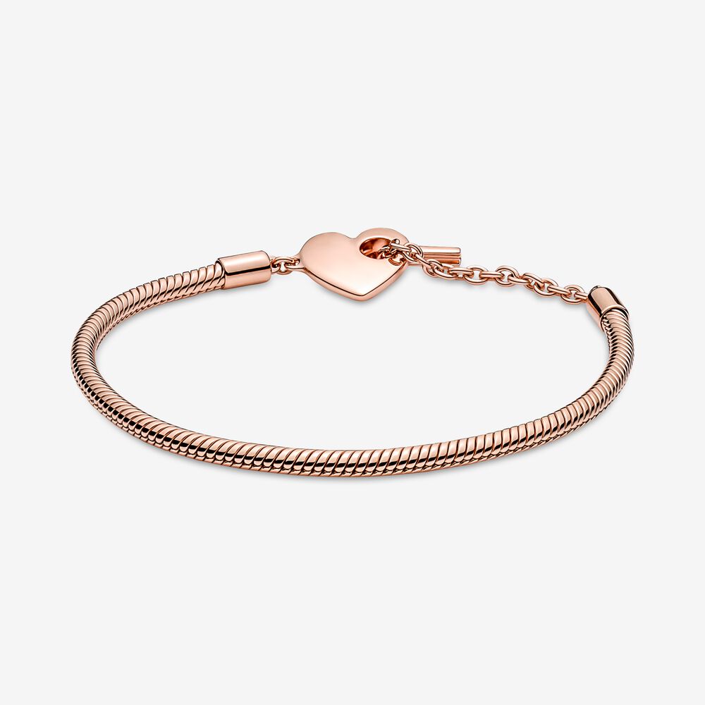 Pandora Bracciale con Chiusura a T e Cuore
