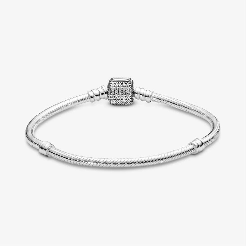 Pandora Bracciale Moments chiusura con pavé scintillante