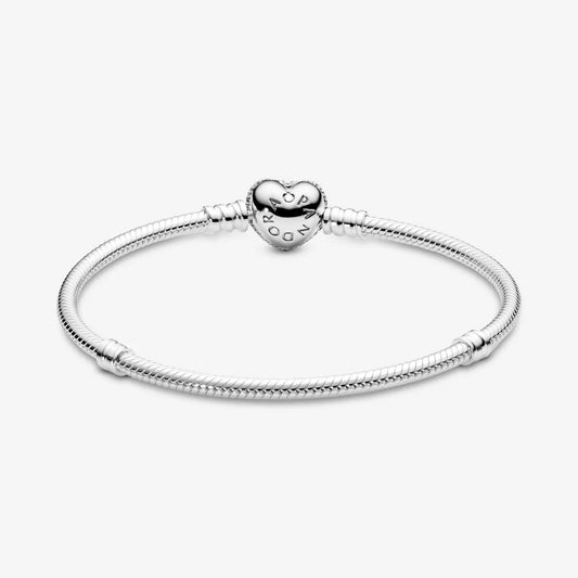 Pandora Bracciale Moments chiusura a cuore pavè