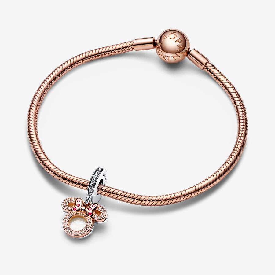 Pandora Charm Disney, Minnie, Pendente "Mom you are my best friend"