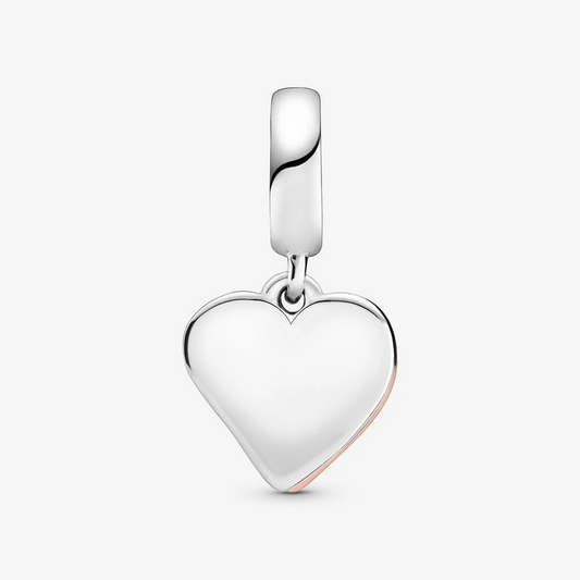 Pandora charm pendente con cuore scintillante