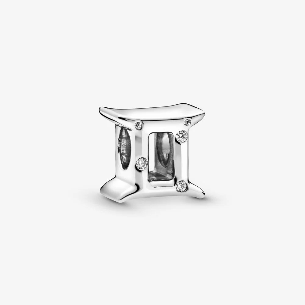 Pandora Charm dello zodiaco Gemelli scintillante