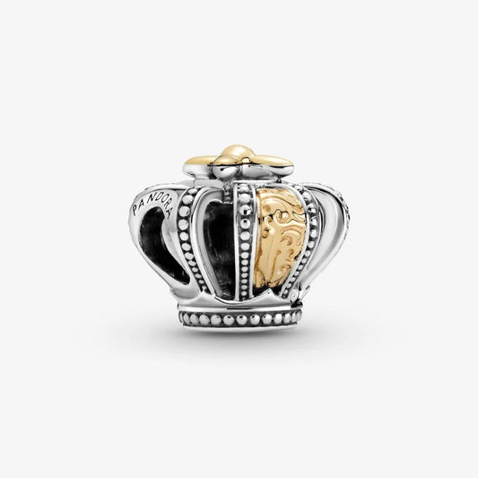 Pandora Charm Corona bicolore