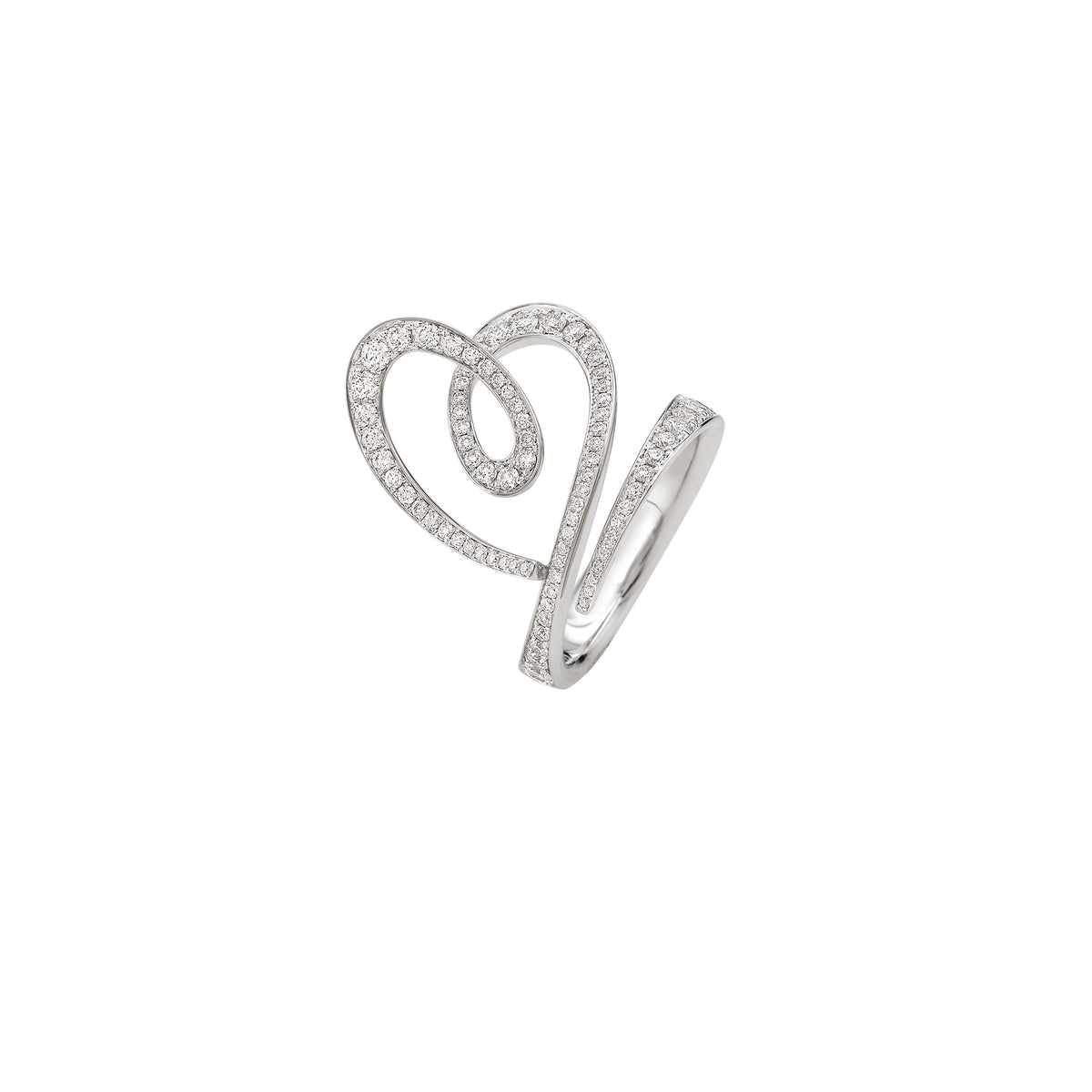 Giorgio Visconti Anello in oro bianco e diamanti
