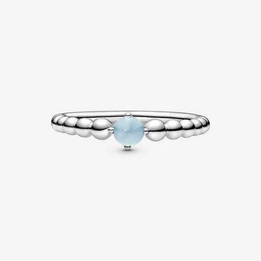 Pandora Anello azzurro cielo decorato con sfere