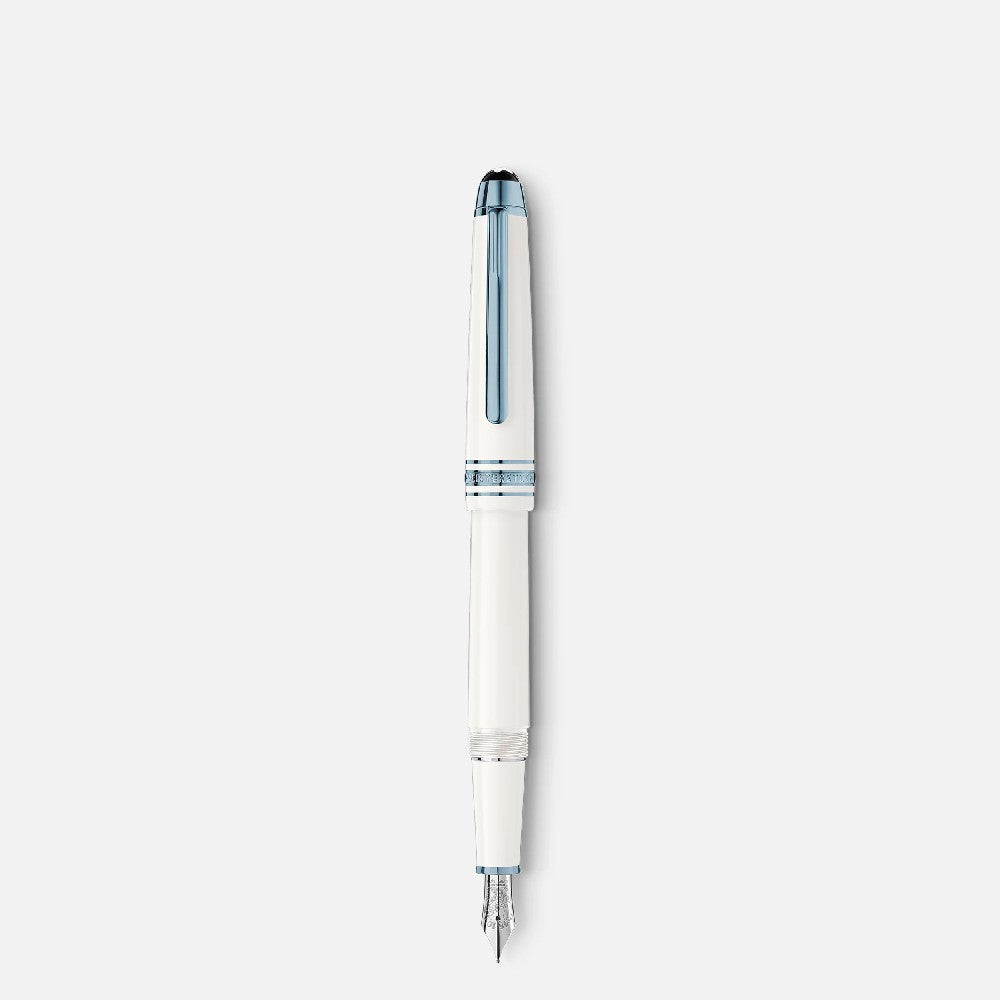 Montblanc - Penna Stilografica Meisterstück Glacier Classique bianca