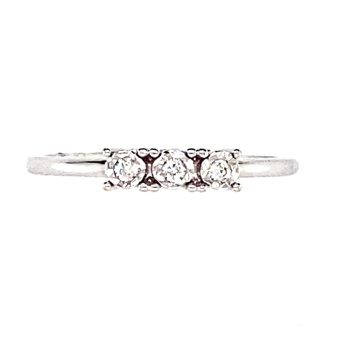 Anello Momenti Trilogy con brillanti