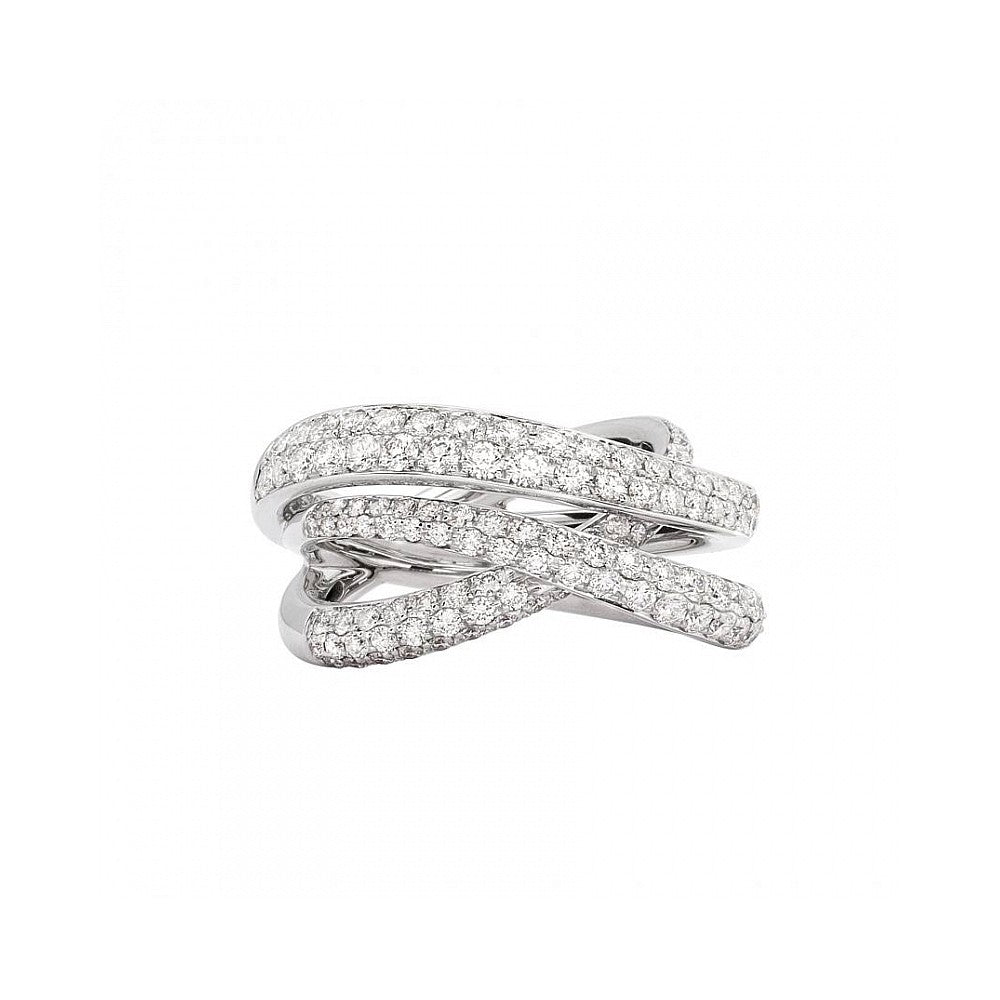 Giorgio Visconti Anello in oro bianco e diamanti