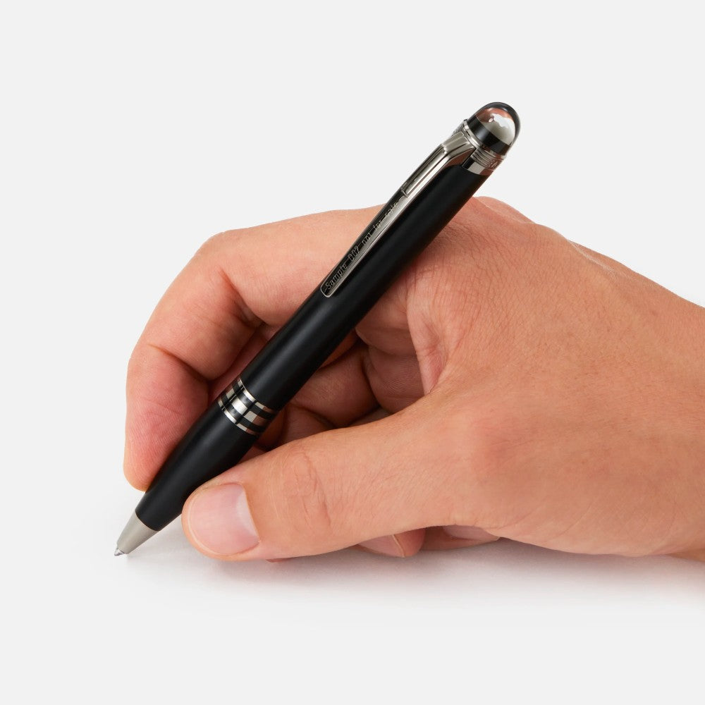 Montblanc - Penna a sfera StarWalker UltraBlack Pregiata Resina