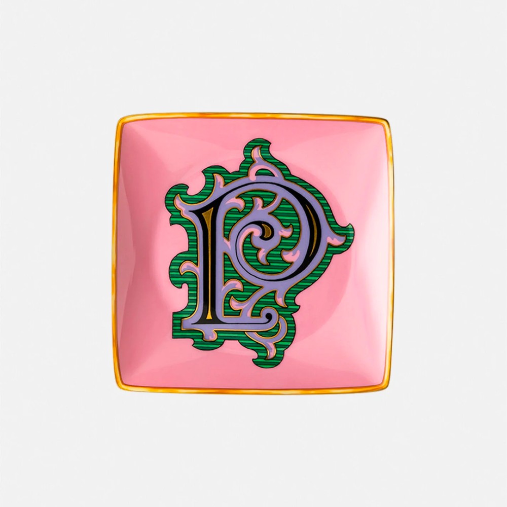 Versace Piattino Alphabet P 12 cm