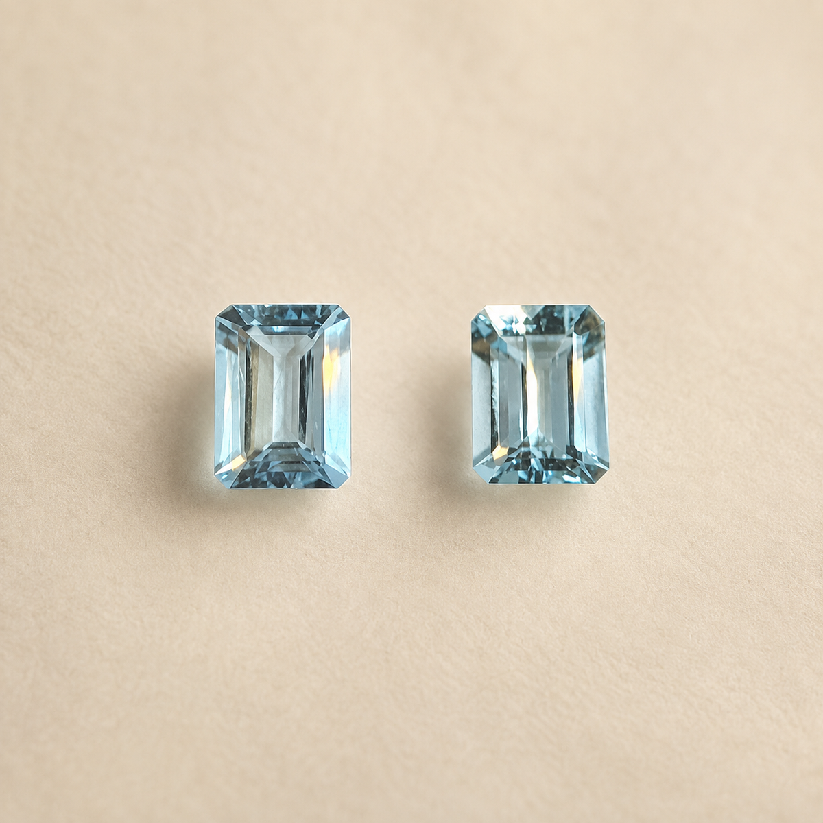 Acquamarina - Coppia di Acquamarine - 2.75 ct