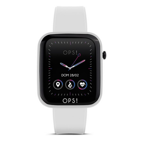 OPSOBJECTS Orologio Smartwatch Active Bianco
