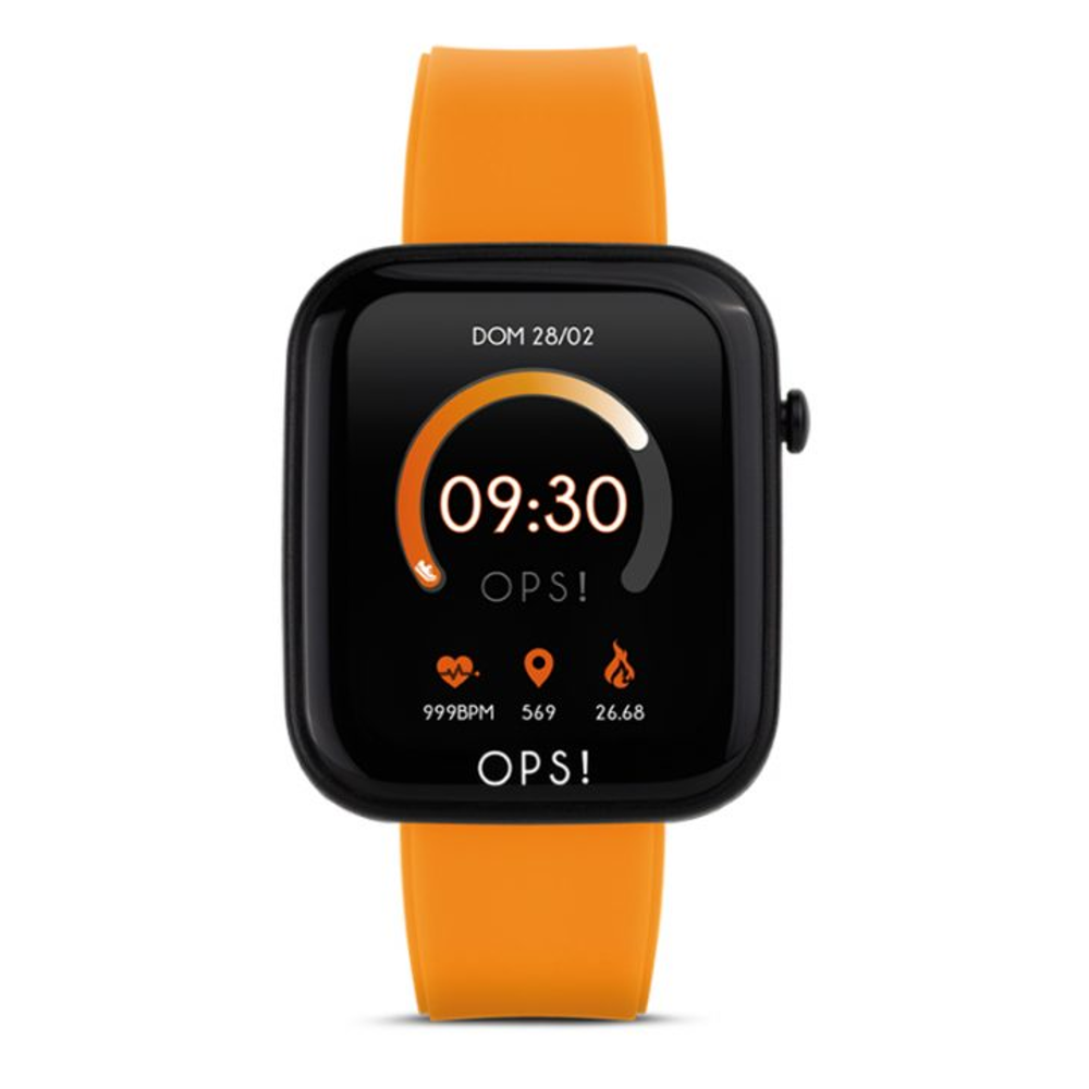 OPSOBJECTS Orologio Smartwatch Active Arancione