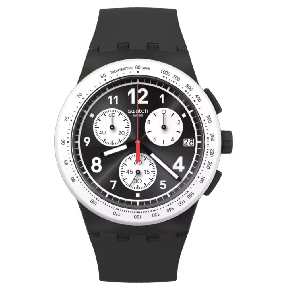 Swatch - Orologio Swatch Nothing Basic About Black