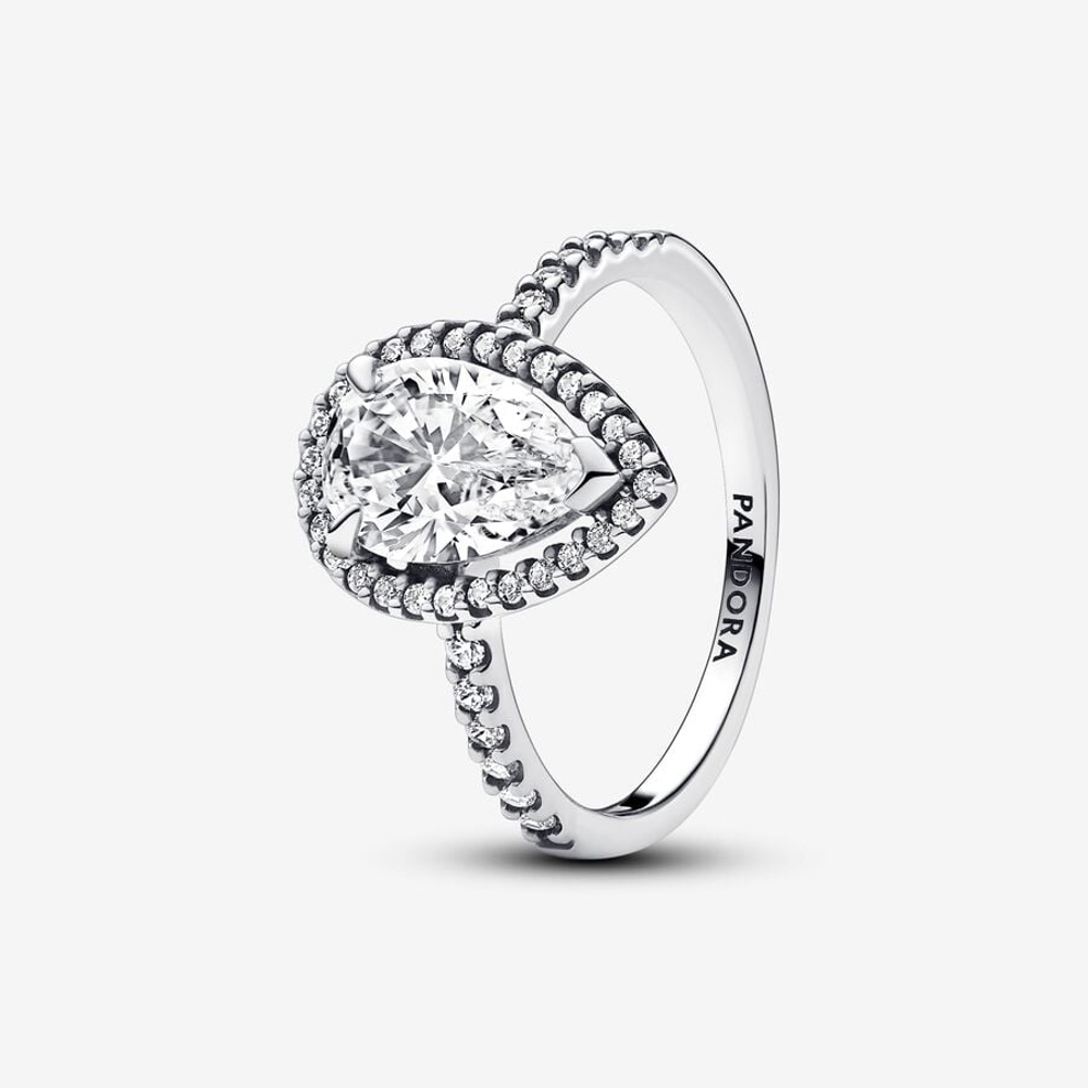 Orecchini con diamanti taglio goccia step cut Orecchini con diamanti taglio goccia step cut