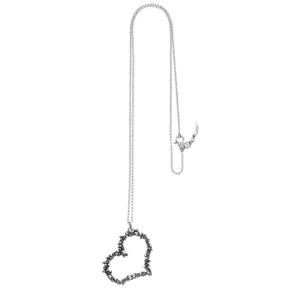 Giovanni Raspini Collana Pendente cuore Perlage