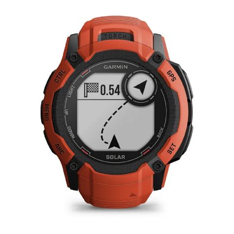 Garmin - Orologio 2X Solar Flame Red