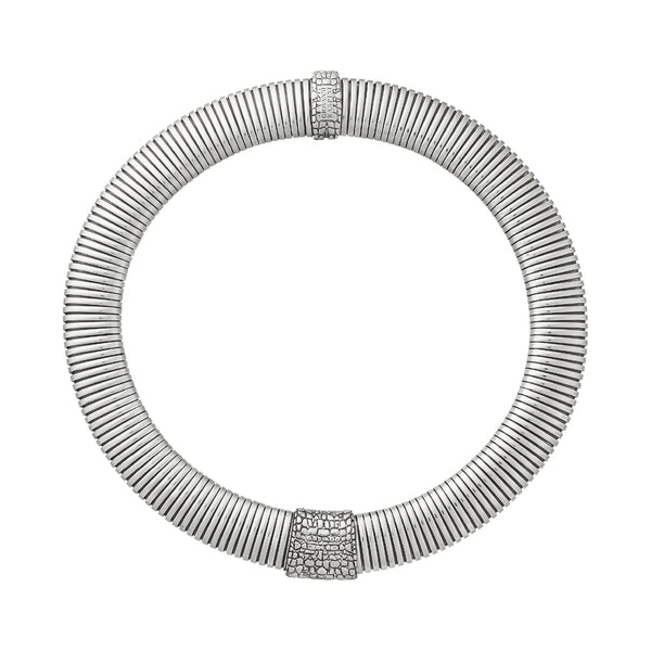 Giovanni Raspini Collana Tubogas Croco