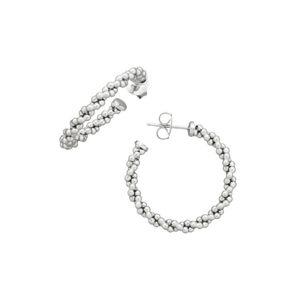 Raspini Orecchini Cerchio Treccia Medi