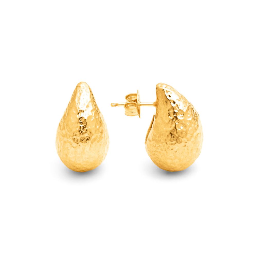 Giovanni Raspini Orecchini Goccia Martellati