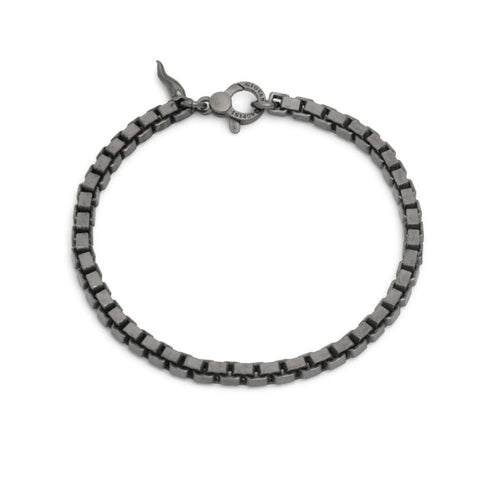 Giovanni Raspini Bracciale Maglia Quadra Black