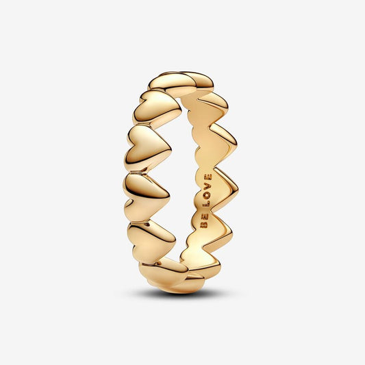 Pandora Anello Fascia a Cuori Be Love