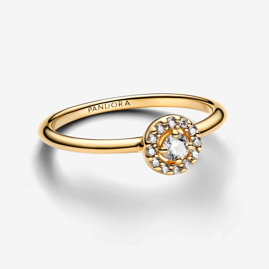 Pandora Anello Punto Luce e Pavè
