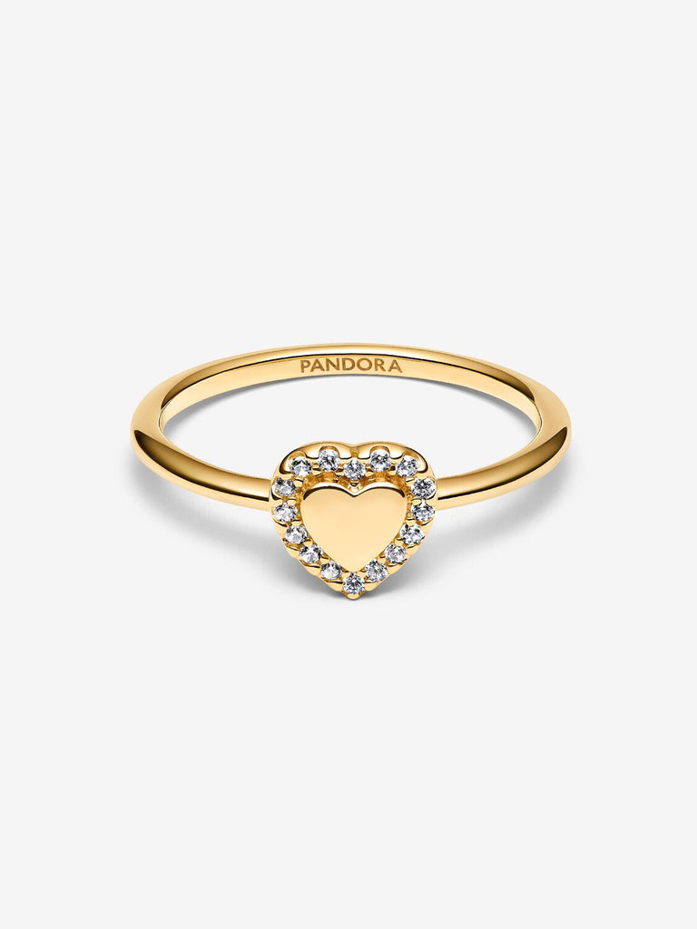 Pandora Anello Cuore e Pavè da incidere