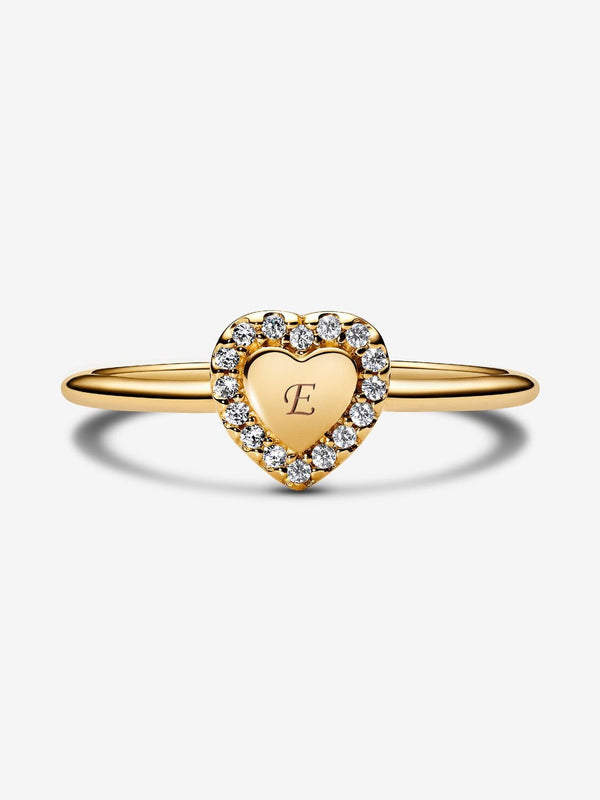 Pandora Anello Cuore e Pavè da incidere