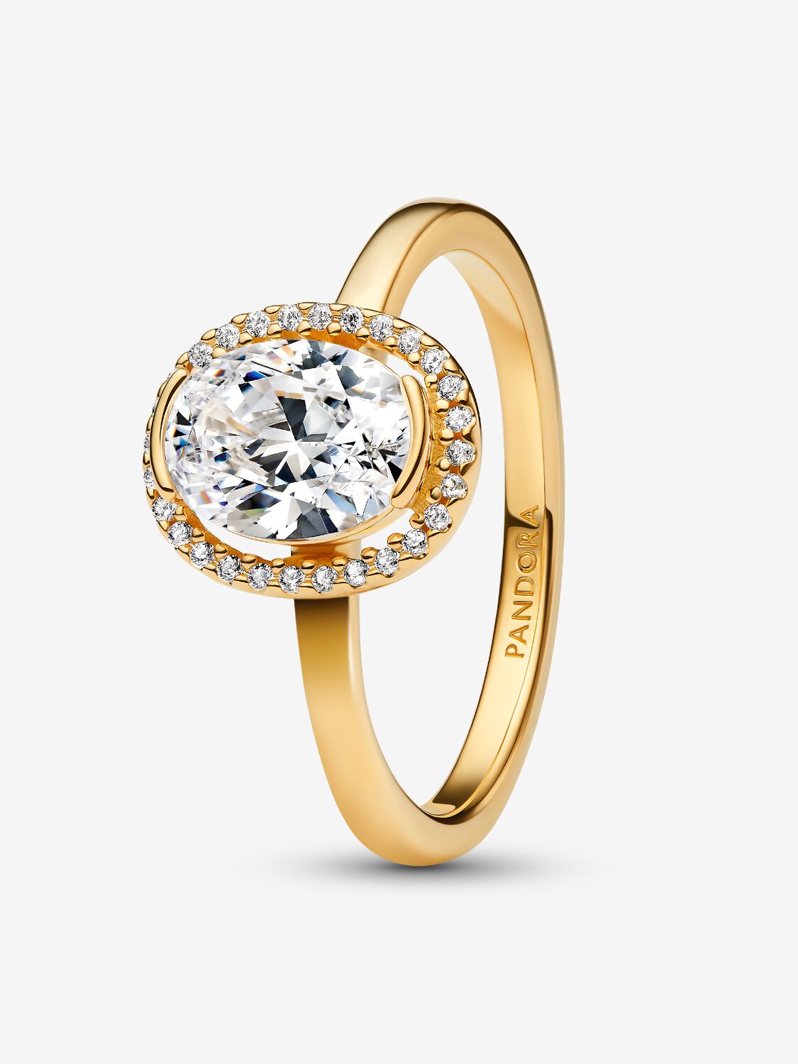 Pandora Anello Punto Luce Ovale