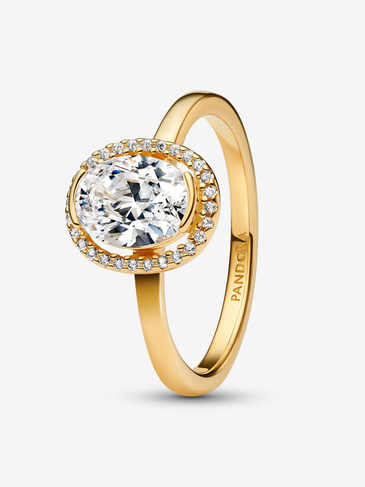 Pandora Anello Punto Luce Ovale