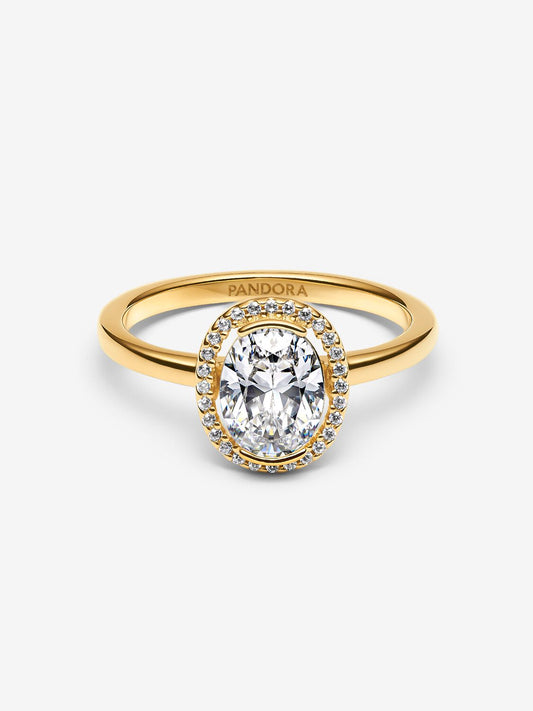 Pandora Anello Punto Luce Ovale